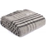 Hex Check Charcoal Tweedmill Vlněná deka 240x150 – Sleviste.cz