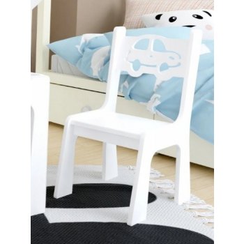 Divio židlička IDEA vzor 01 Bílá