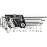 Imbusové klíče TORX , 9 ks, T10-T50, klip – HobbyKompas.cz
