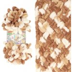 Alize Puffy Color 6398 hnědá – Zboží Dáma