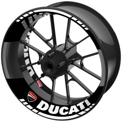 M-Style dvoudílné polepy na kola DUCATI – Sleviste.cz