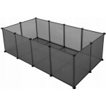 Feandrea Skládací ohrádka plastová šedá 143 x 46 x 73 cm – Hledejceny.cz