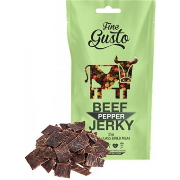 Fine Gusto Hovězí jerky pepř 25 g