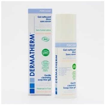 Dermatherm Purclear Bio jemný čistící gel na obličej a tělo bez obsahu mýdla , pro normální a suchou pokožku 150 ml