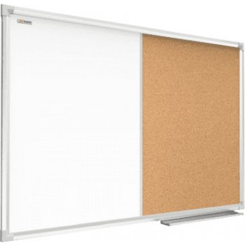 Allboards korková a magnetická tabule v hliníkovém rámu 90 x 60 cm,CO96