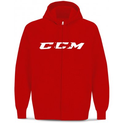 CCM Mikina CCM Full Zip CVC Hoody SR Černá senior – Zboží Mobilmania