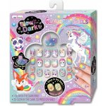 Sada nalepovací nehty s doplňky svítící ve tmě – Zboží Dáma