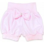 Kojenecké bavlněné kraťasy růžová – Sleviste.cz