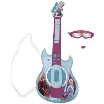 Lexibook Elektronická kytara Disney Frozen s brýlemi s mikrofonem