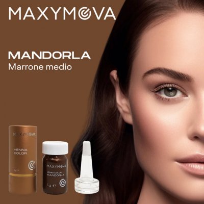 Maxymova Henna Color prášková henna na obočí Mandorla 5 g – Zboží Dáma