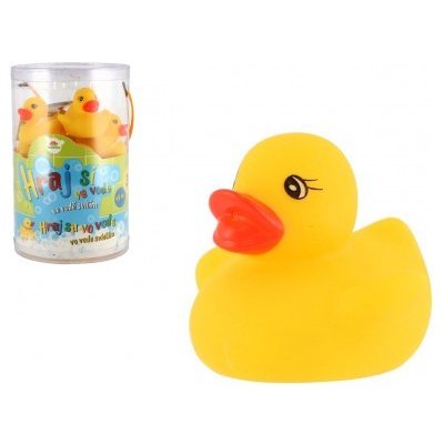 Teddies Kačenka zvířátko svítící ve vodě plast 6cm na baterie žlutá – Sleviste.cz