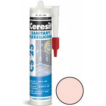 CERESIT CS 25 sanitární silikon 280g rosa