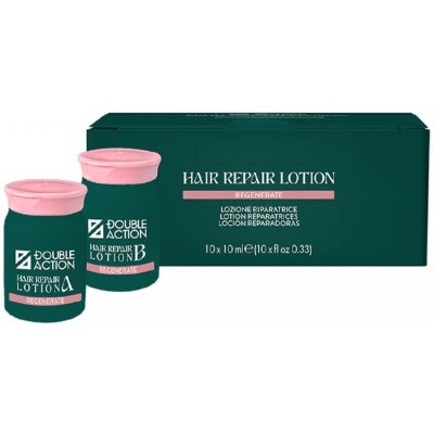 Hair Company Double Action Regenerate Hair Repair Lotion A+B 10 x 10 ml – Hledejceny.cz