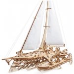 Ugears 3D mechanické puzzle Loď Trimaran Merihobus 237 ks – Zboží Mobilmania