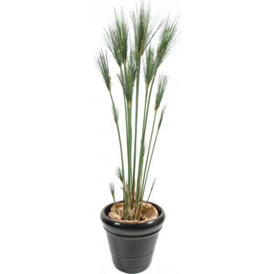 Luxusní umělá rostlina Šáchor Cyperus, 125cm — Heureka.cz