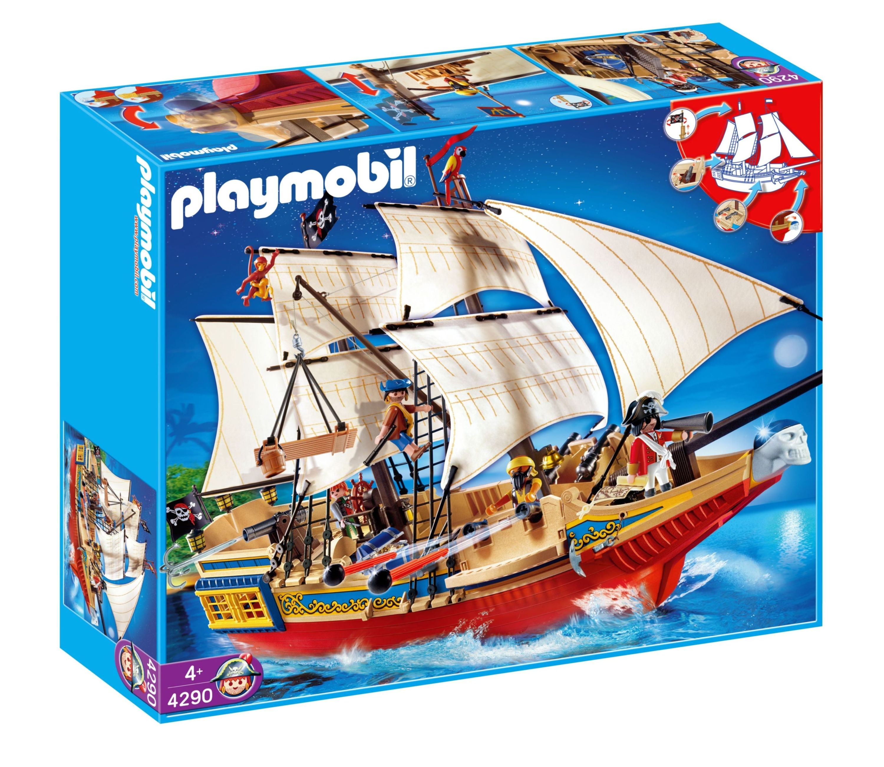 Playmobil 4290 Velká pirátská loď od 2 999 Kč - Heureka.cz