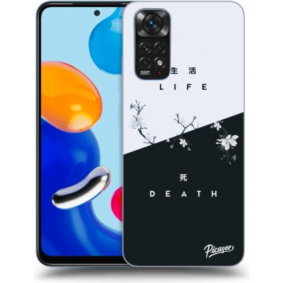 Pouzdro Picasee silikonové Xiaomi Redmi Note 11 - Life - Death černé – Hledejceny.cz
