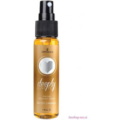 Sensuva Deeply Love You Throat Relaxing Spray Salted Caramel 30 ml – Zboží Mobilmania