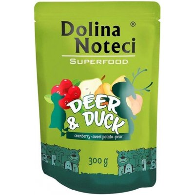 Dolina Noteci Superfood Jelen a kachna 300 g – Sleviste.cz