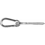 WT WINTECH Hák houpačkový s vrutem kyvný s karabinou 10,6x280mm ZB - VX-TKRC106280V – Hledejceny.cz