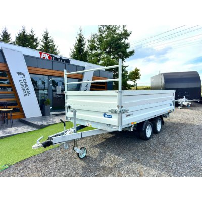 DEBON Sklápěcí přívěs PW 3.6, 360x180x70, 2x bočnice 35+35 cm – Zboží Mobilmania