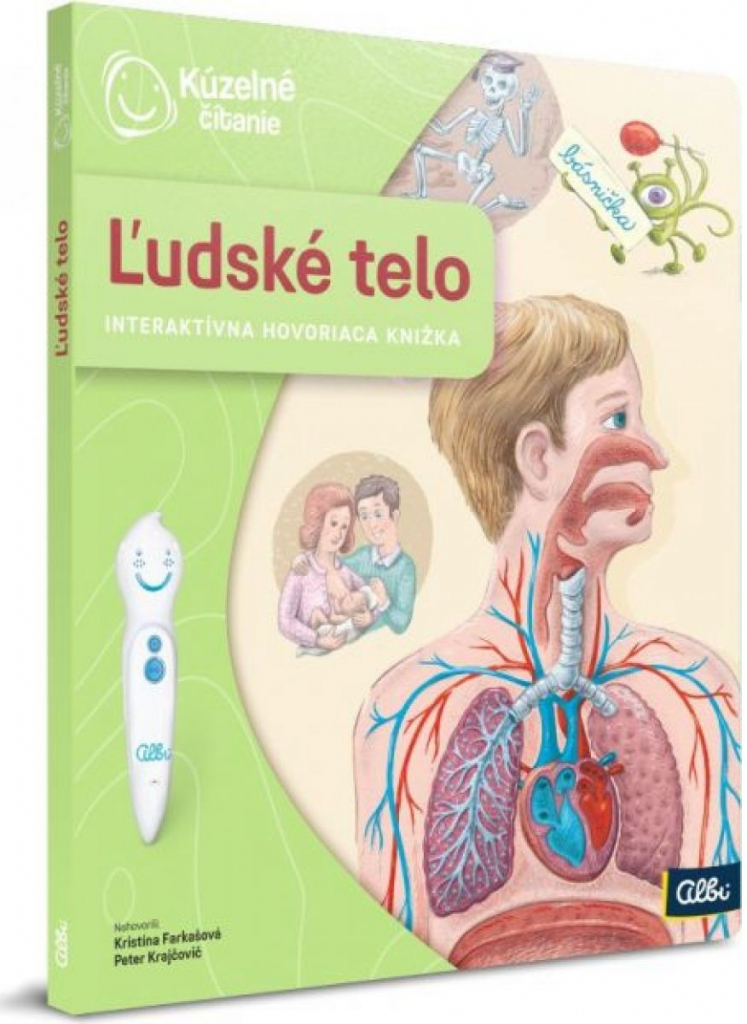 Albi Kúzelné čítanie Kniha L\'udské telo SK