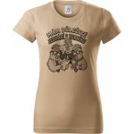 Jednání v kurníku, V1, černý tisk Dámské tričko Basic – Hledejceny.cz