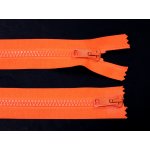 KOH-I-NOOR Kostěný zip no.5 rozepínací dvoucestný 65cm neonově oranžový – Hledejceny.cz