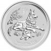 The Perth Mint Stříbrná mince Lunární série II Rok Psa 2018 1 oz