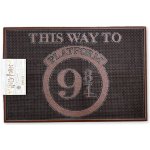 CurePink Harry Potter Tahle cesta k nástupišti 9 3/4 červená 60 x 40 cm – Zboží Dáma