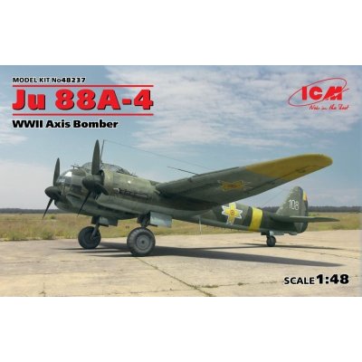 Junkers Ju 88A-4 WWII Axis Bomber 4x camo ICM 48237 1:48