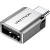 Adaptér a redukce k mobilu Vention USB-C (M) to USB 3.0 (F) OTG Adapter Gray Aluminum Alloy Type CDQH0