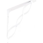 Domax WPRP150 Konzole dekorativní se splétanou vzpěrou 150x150mm, bilá, – Hledejceny.cz