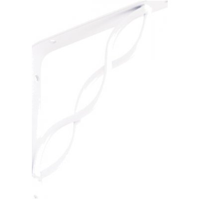 Domax WPRP150 Konzole dekorativní se splétanou vzpěrou 150x150mm, bilá, – Hledejceny.cz