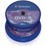Verbatim DVD+R 4,7GB 16x, spindle, 50ks (43550) – Zboží Živě