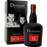 Dictador Ultra Premium Reserve Rum 12y 40% 0,7 l (karton) – Sleviste.cz