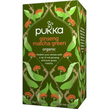 Pukka Herbs Ginseng Matcha Green Ajurvédský Bio zelený čaj 20 sáčků