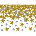 Konfety HVĚZDIČKY zlaté a stříbrné 7g – Sleviste.cz