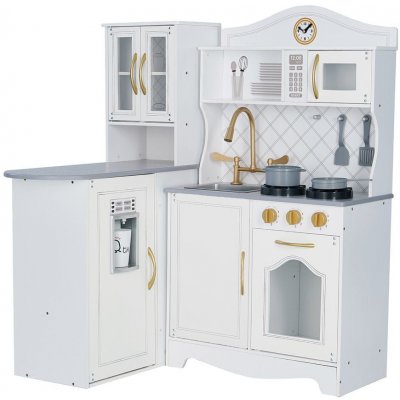 Teamson Dětská Hrací Kuchyňka Little Chef Marseille Retro Bílá Td-13119D