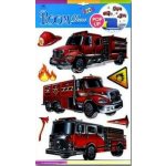 IMPOL TRADE 3D samolepky hasičská vozidla SLK-1056 rozměr 41 x 29 cm – Hledejceny.cz
