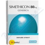 Generica Simethicon 80 mg 50 měkkých želatinových kapslí – Hledejceny.cz