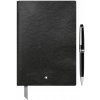 Montblanc Meisterstück Classique Platinum notebook A5 a kuličkové pero 1503/2128869