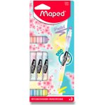 Maped Fluo Peps Duo Pastel 3 ks 734128 – Zbozi.Blesk.cz