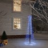Vánoční stromek zahrada-XL Vánoční strom s hrotem 108 modrých LED diod 180 cm