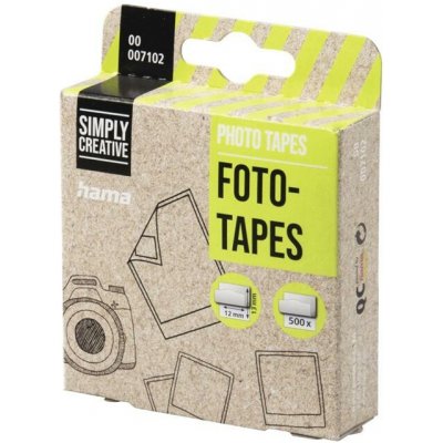 Hama fotopodlepky oboustranné, 500 ks – Zbozi.Blesk.cz