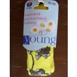 Novia dětské vzorované froté punčochové kalhoty žluté – Hledejceny.cz