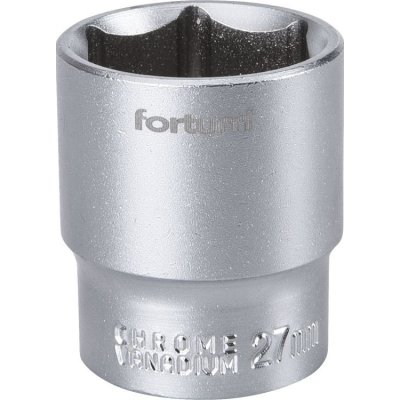 FORTUM Klíč nástrčný, 1/2', 27,0mm, L 42mm, 61CrV5, 4700427 – Hledejceny.cz