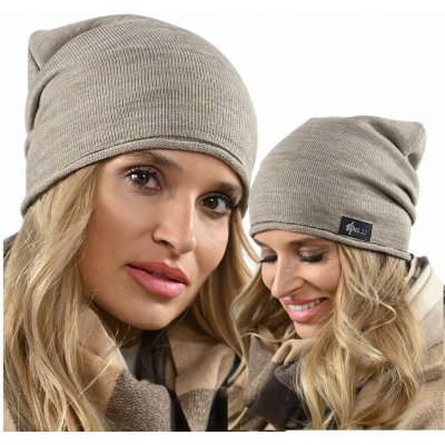 Fashionweek dámská čepice beanie šmoulinka Al-PN2 Béžový – Hledejceny.cz