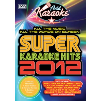 Super Karaoke Hits 2012 DVD