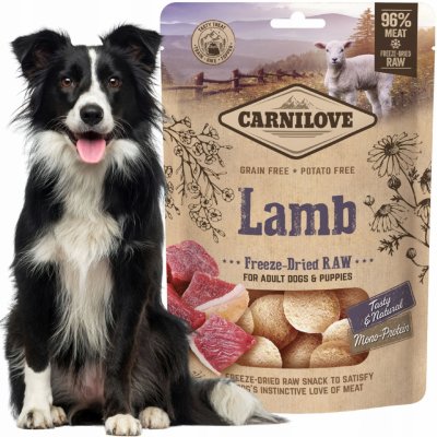 Carnilove Raw Freeze Dried Snacks Lamb 60 g – Sleviste.cz